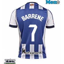 Real Sociedad Ander Barrenetxea #7 Replica Home Shirt 2025-26 Short Sleeve